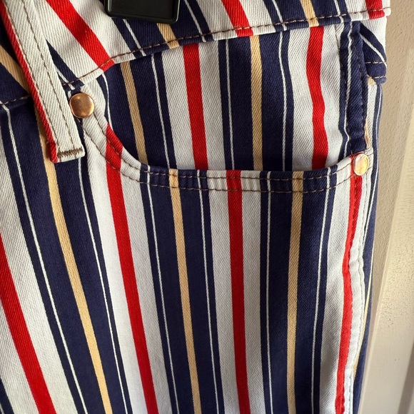 Wrangler Lainey Wilson Striped  Rodeo Flare Jeans. Size 34. Boot Hugger. - Picture 3 of 7